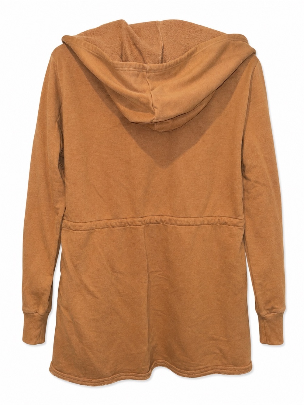 Beyond Yoga camel brown fleece top with label visible - Picture 3 of 3